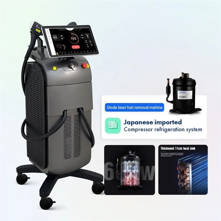 Replaceable Light Spot-diode Laser Hair Removal Machine